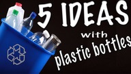 5 ideas with plastic bottles # 1