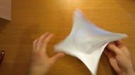 ORIGAMI prosty ptak z papieru