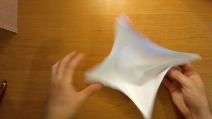 ORIGAMI prosty ptak z papieru