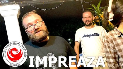 Mega popijawa u Marcina.  Przyjechał Chemik.  Grill i owoce morza