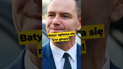 Batyr zgłasza się na głupa! #polityka #Iran #Trump #Nawrocki #Batyr #Izrael #Glapiński #SAFE #Polska