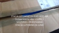 HOT AIR 858D , Zestaw trzecia ręka,STACJA LUTOWNICZA LUND