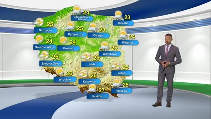 Prognoza pogody na TVN Meteo (24. 07. 2022)