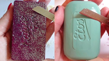Soap Carving ASMR Relaxing Sounds no talking Satisfying ASMR Video