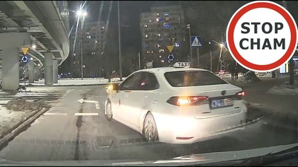 Narwaniec w Taxi - śpieszy się i zajeżdża drogę #2142 Wasze Filmy