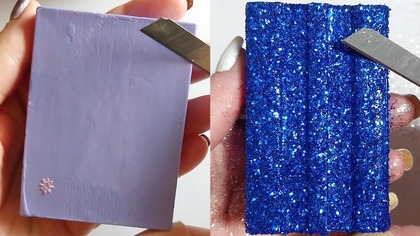 Soap Carving ASMR Relaxing Sounds no talking Satisfying ASMR Video #soapcarving #soapcuttingvideo