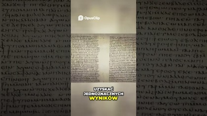 Zwoje znad Morza Martwego Ukryte prawdy i tajemnice!