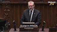 Grzegorz Braun czyli wielki powr&oacute;t MISTRZA na m&oacute;wnicę sejmową (07.02.2024)