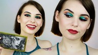 Makijaż paletą KAT VON D 10th Anniversary Eyeshadow Palette | Patinaa