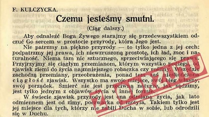 [290] Z odrzutu: Czy jesteś Świetlistką, Świetlistą? (1925) F.  Kulczycka