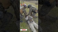 Ewakuacja rannego - dwie osoby #tc3 #army #military #combatmedic