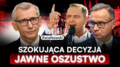 NERWY PREZYDENTA I OSZUSTWO WYBORCZE.  KWIATKOWSKI OSTRZEGA DUDĘ