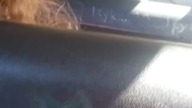 Psychiczna dziewczyna w autobusie 