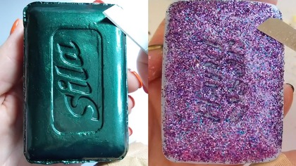 Soap Carving ASMR Relaxing Sounds no talking Satisfying ASMR Video #soapcarving #soapcuttingvideo