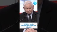 DZIWNA reakcja Kaczyńskiego na pytanie.  ZASŁABŁ? #shorts