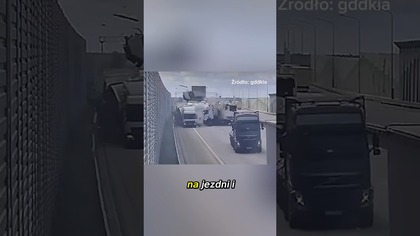 Zatrzymał się na autostradzie i BOOM  #A1 #wypadek #GDDKiA #drogówka