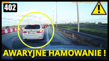 Zajechanie drogi dla BMW, kierowca Suzuki doprowadza do groźnej sytuacji