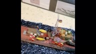 Krótka relacja ORP Burza diorama (5) shorts #paper #model #shorts
