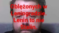 panie Krzysztofie Woźniak.  Leningrad to nie Stalingrad.