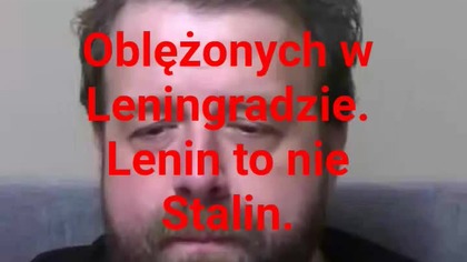 panie Krzysztofie Woźniak.  Leningrad to nie Stalingrad.