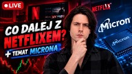 Omówienie spadków Neflixa + analiza, trochę o Micronie.  Przegląd giełdowy z rana.