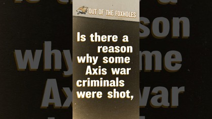 Why Were Some Nazi War Criminals Hanged And Others Shoot? #OOTF #shorts