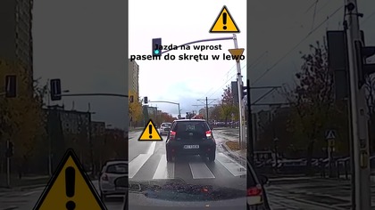 Jazda na wprost pasem do skrętu w lewo #shorts #rikordwidjo