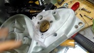 Restore old motorcycle Wsk 125 naprawa wybitego gniazda pod tulejke