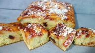Ciasto z dżemem i jabłkami  pyszne i puszyste ciasto
