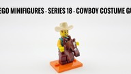UNBOXING - Lego Minifigures - Series 18 - Cowboy Costume Guy