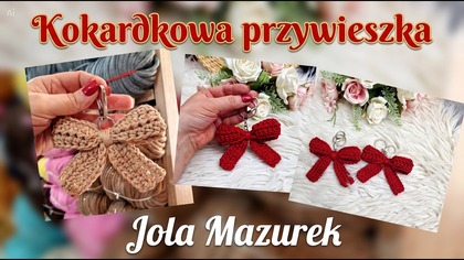 Kokardka na szydełku