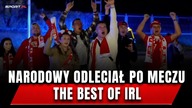 SCENY POD STADIONEM NARODOWYM.  Kibice w Warszawie oszaleli po Polska - Rumunia 6:0