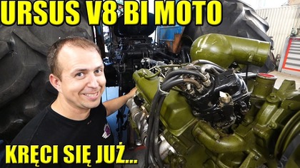 URSUS V8 BI-MOTO, MONTAŻ SILNIKA I POMIARY KOMPRESJI ORAZ CIŚNIENIA OLEJU