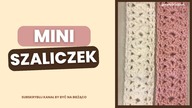 Jak zrobić mini szaliczek na szydełku.  Ścieg szydełkowy na wąski szalik tutorial krok po kroku #525