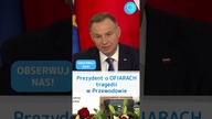 Prezydent o OFIARACH tragedii w Przewodowie #shorts