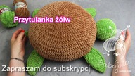 Poduszka żółw- na szydełku.  Jak zrobić.