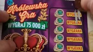 Zdrapki Królewska Gra WYGRAJ 75 000 zł #shorts