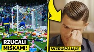 Kibice OBRZUCALI SIĘ PLUSZAKAMI na meczu! Ronaldo popłakał się, gdy zobaczył film od OJCA...
