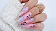 pink&blue swirl nails art tutorial /Elisium Nails