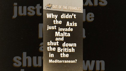 Why the Axis Never Invaded Malta - And Why It Mattered #OOTF #shorts
