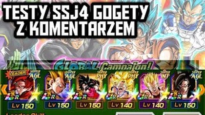 SSJ4 GOGETA TEAM GT HEROES GRA Z KOMENTARZEM W DRAGONBALL Z DOKKAN BATTLE