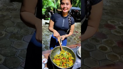 Asian Girl Village Cooking
