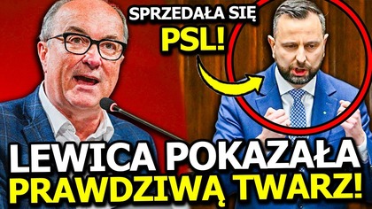 NAGŁY ZWROT AKCJI! LEWICA SPRZEDAŁA SIĘ KOSINIAKOWI I PSL! ZROBIĄ WSZYSTKO DLA STOŁKÓW!