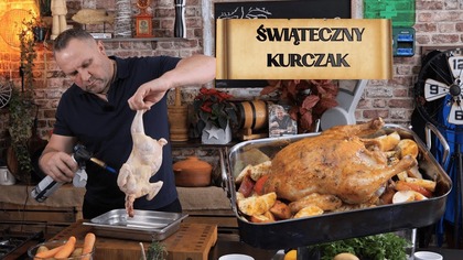 Jak upiec kurczaka na świąteczny stół - kurczak pieczony na ziemniakch / Oddaszfartucha