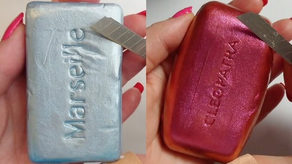 Soap Carving ASMR Relaxing Sounds no talking Satisfying ASMR Video