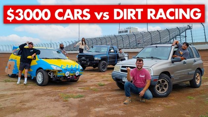 Taking Our CHEAP Cars Dirt Oval Racing | Big Trip