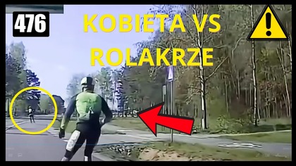 Kobieta vs Rolkarze