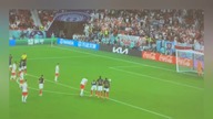 Gol Lewandowskiego w meczu Polska Francja
