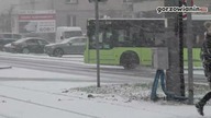 Intensywne opady śniegu w Gorzowie.  Trudne warunki na drogach