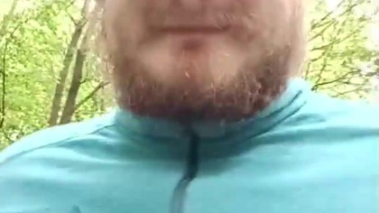 Deszczowy, lipcowy Pies Rubik! Sharp i Sarmata w lesie w Deszczu Dyskutujemy wędrując pod Koszalinem